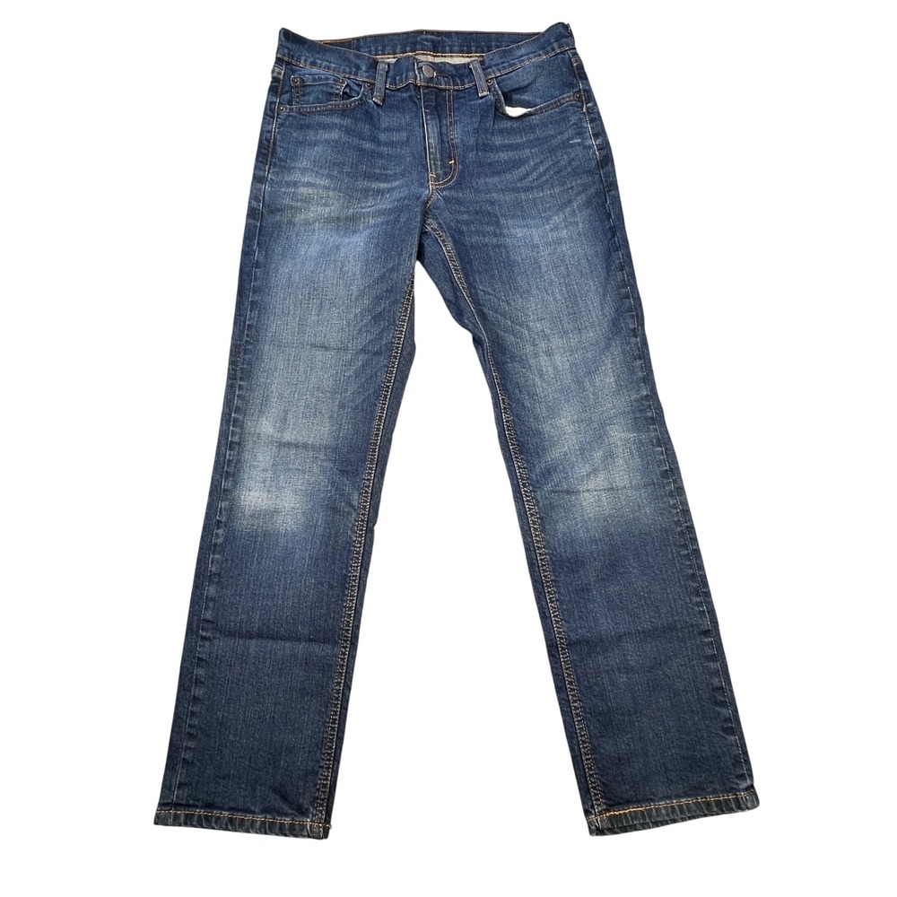 Levi's Blue 541 Athletic Taper Jeans Mens 30x30 Medium Wash Denim Whiskered